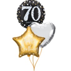 Bunch of balloons '70 years'